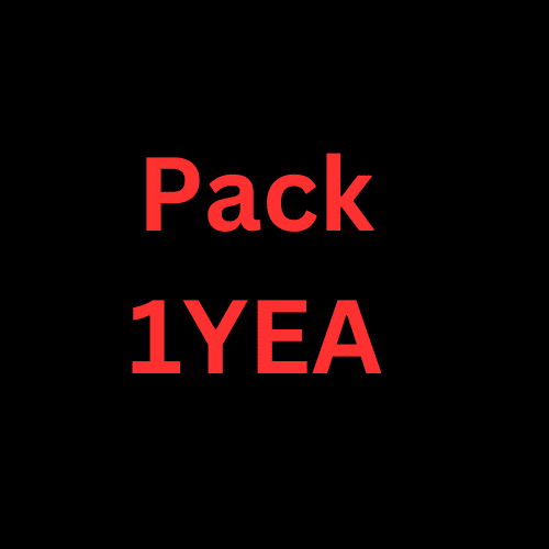Pack 1YEA 12 Months - IPTV Subscription Premium- 2connections
